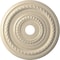 Ekena Millwork Cole PVC Medallion (Canopies up to 6"), 22"OD x 3 1/2"ID x 1"P, Universal Metallic Pearl Mist CMP22COEPE - alternate 1